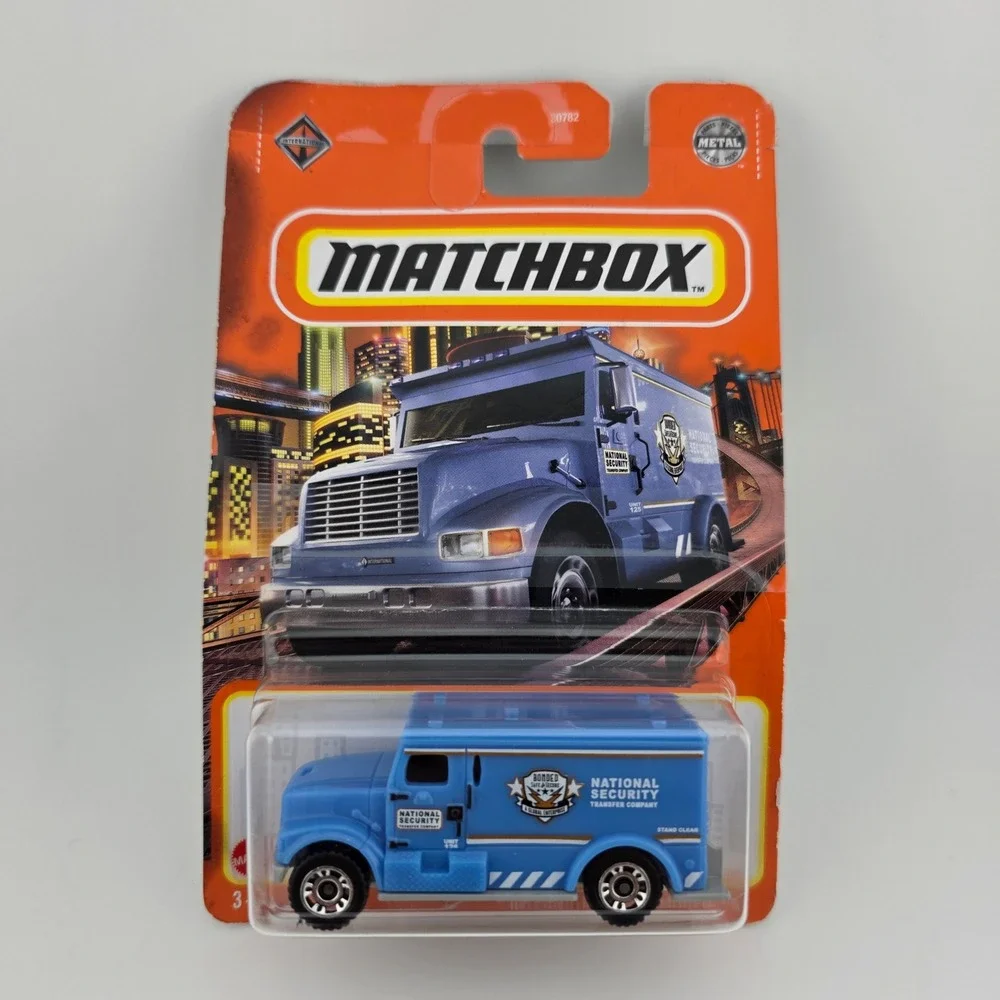 Matchbox International Armored Car 80 100 Blue Metal Diecast Toy Truck